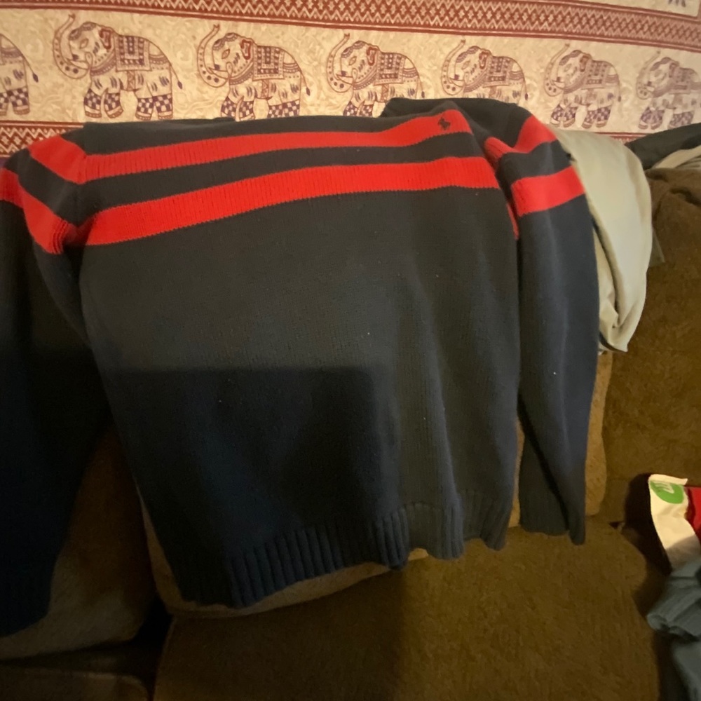 Polo striped sweater